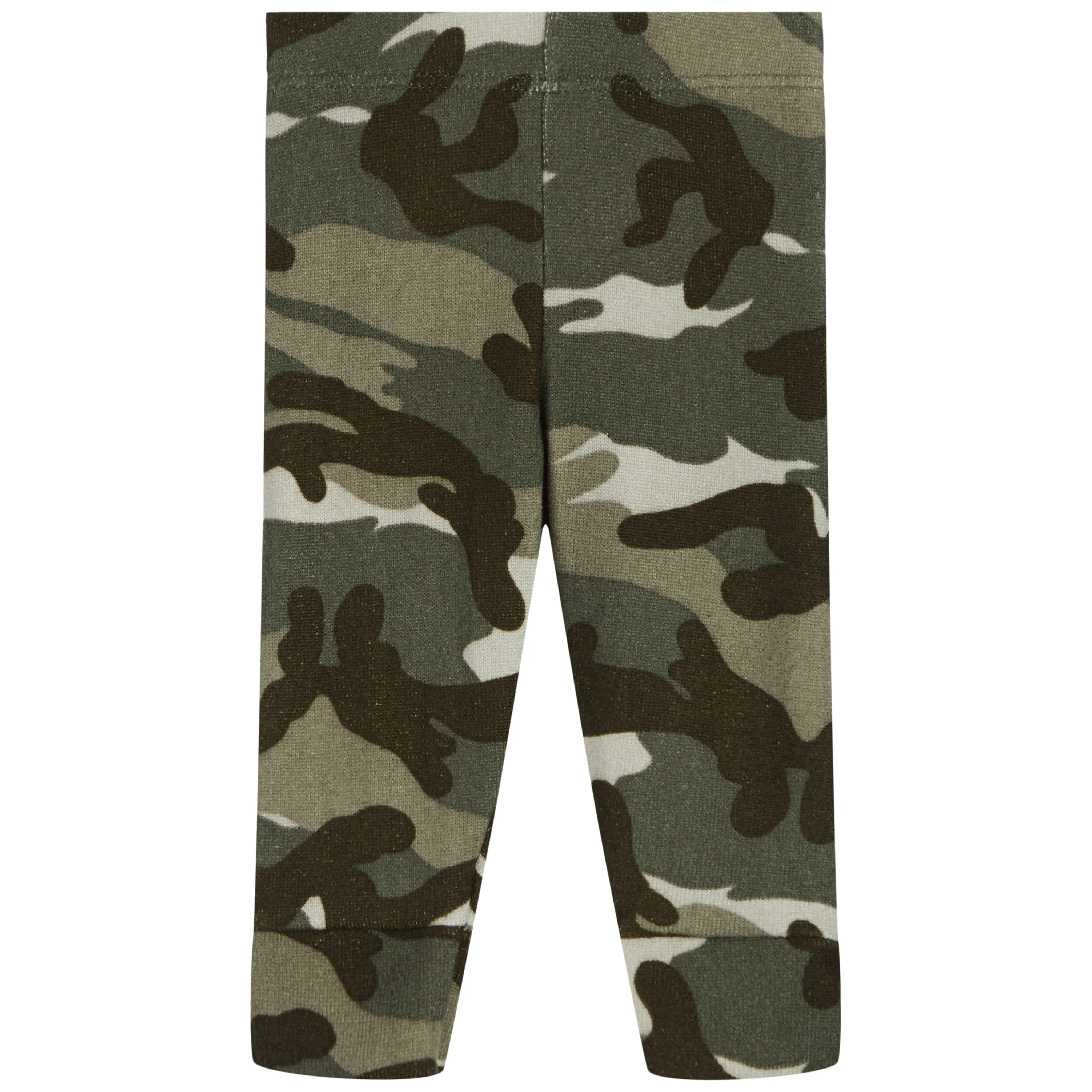 2pc Green Camo Knit Onesies Set