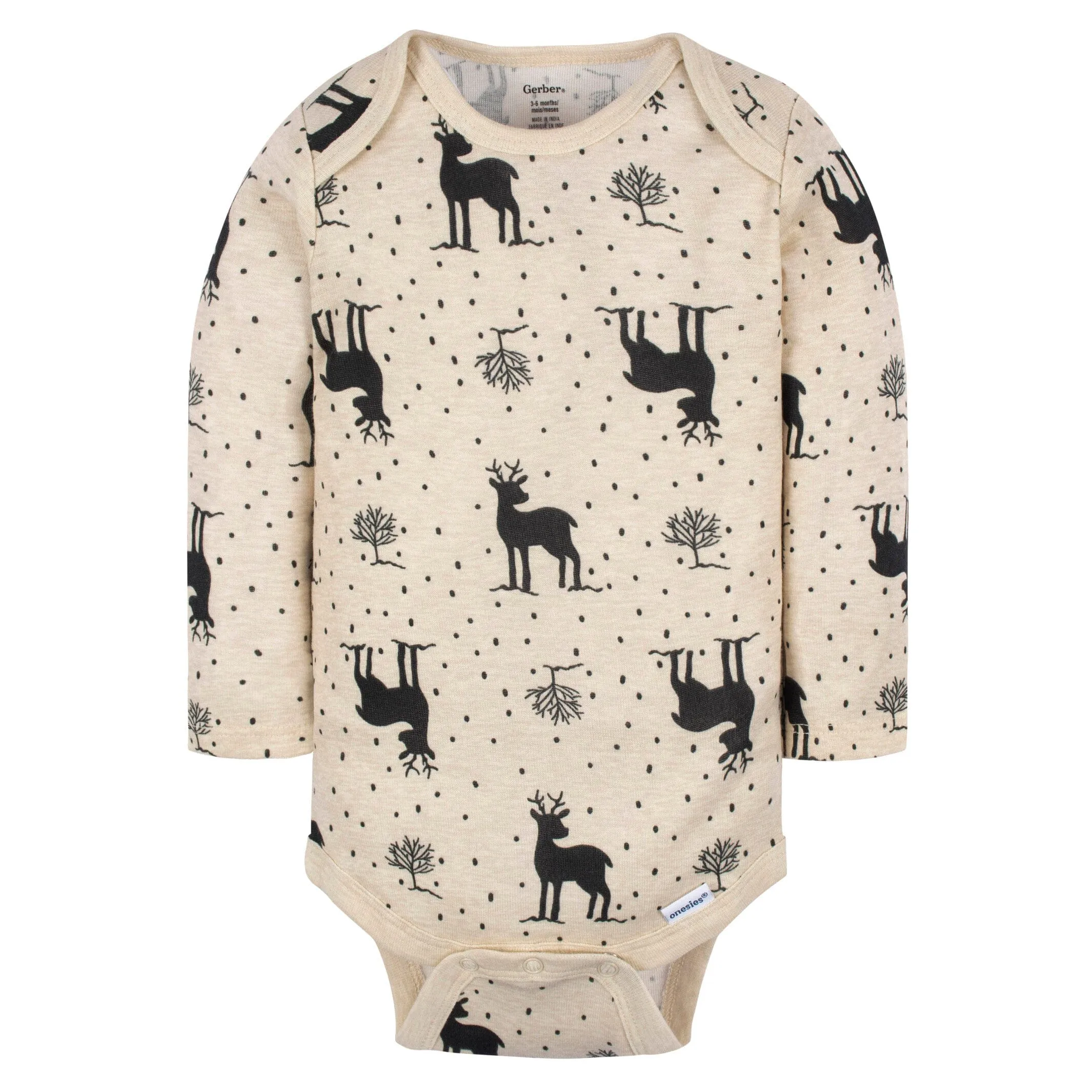 6-Pack Baby Neutral Deer Onesies® Bodysuits