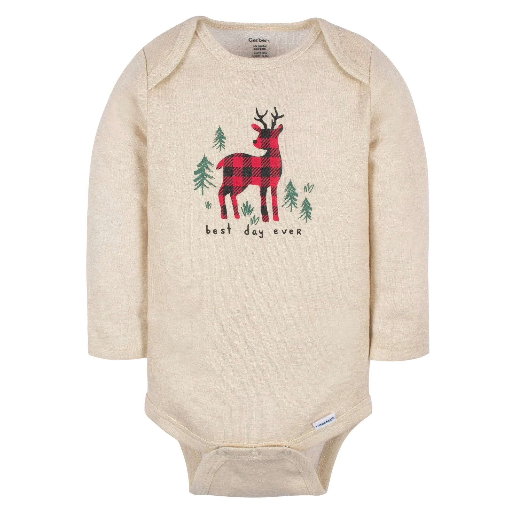 6-Pack Baby Neutral Deer Onesies® Bodysuits