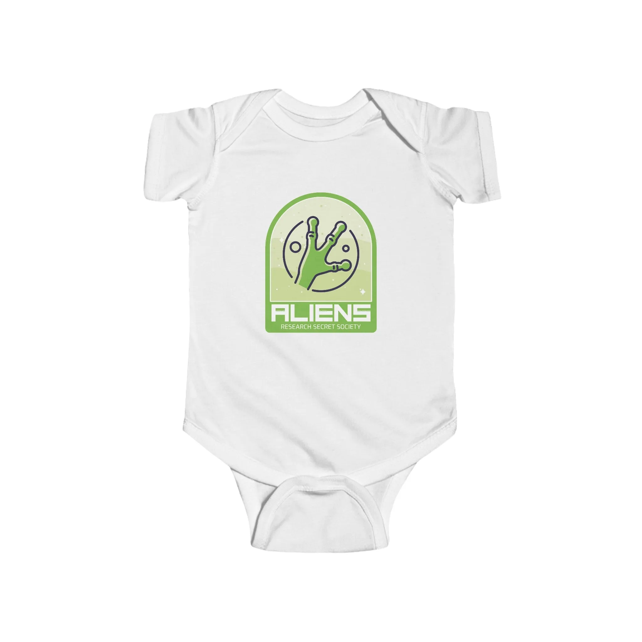 Aliens Research Funny UFO Bodysuit