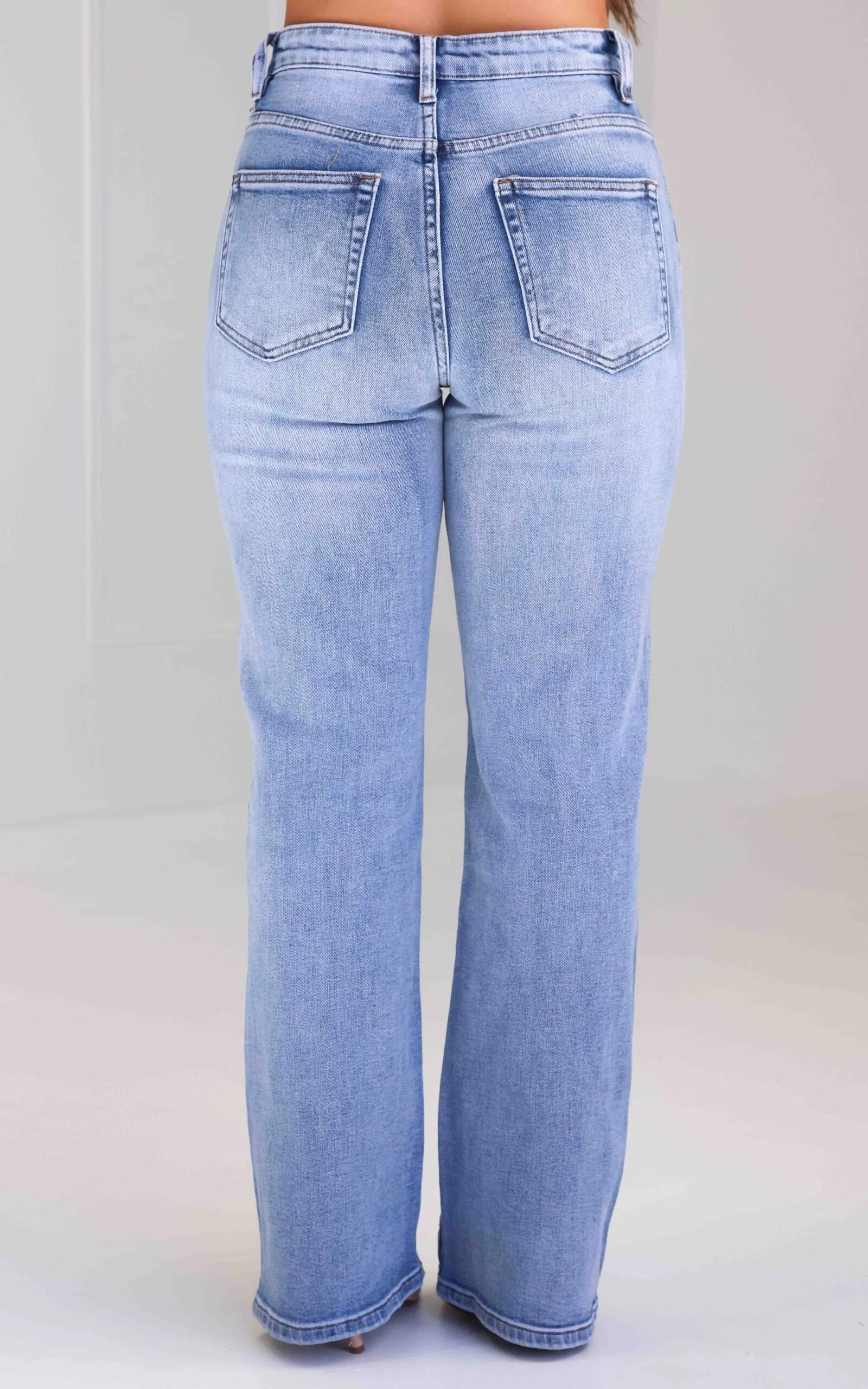 Atticus Straight Leg Jeans - Blue Wash