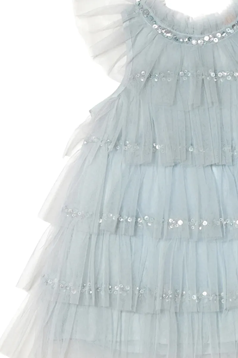 Baby Girl Dress Tutu Du Monde Alchemy Shine Blue