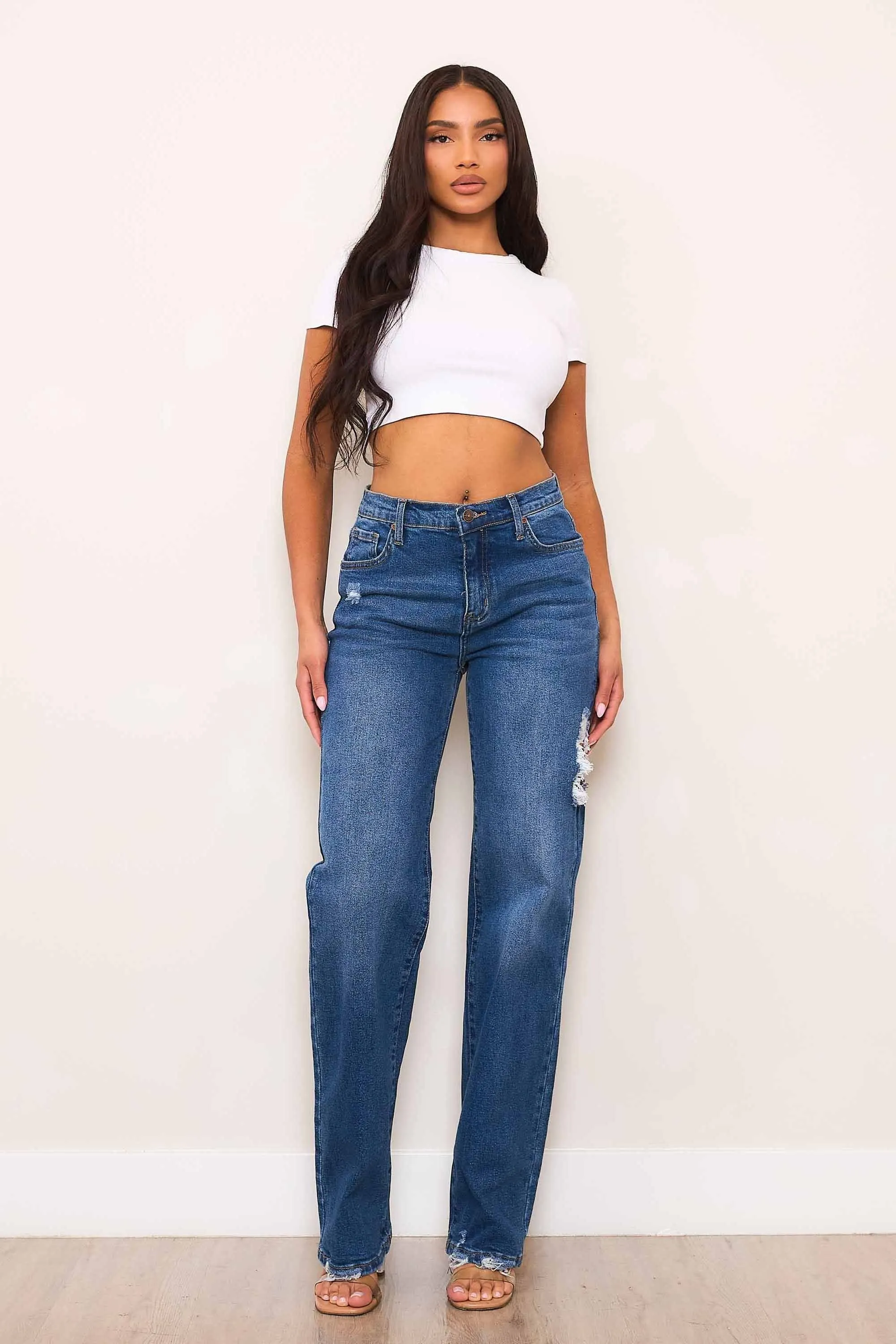 Back to School Dajia Straight Jeans