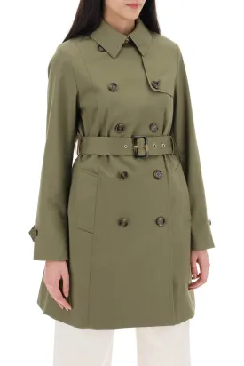 Barbour double-breasted trench coat for