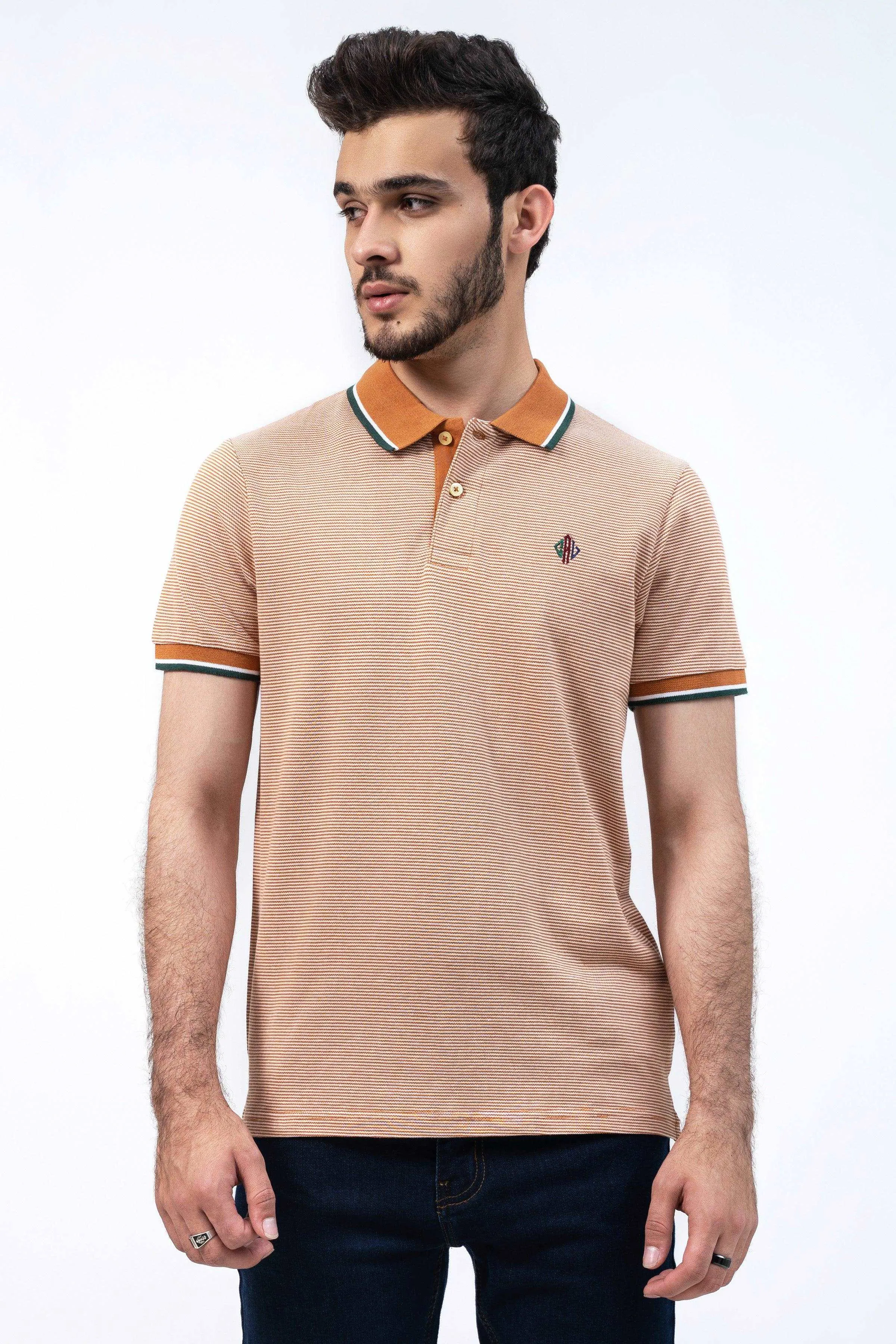 BIRD EYE POLO RUST