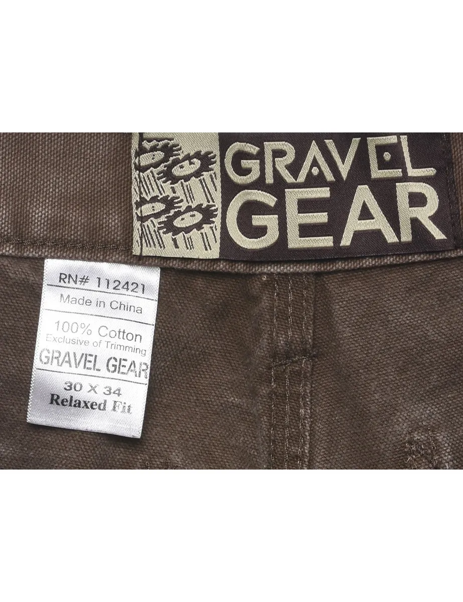 Brown Workwear Jeans - W30 L34