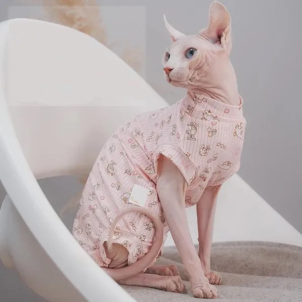 Cinnamoroll Sphynx Cat Onesies Pajamas