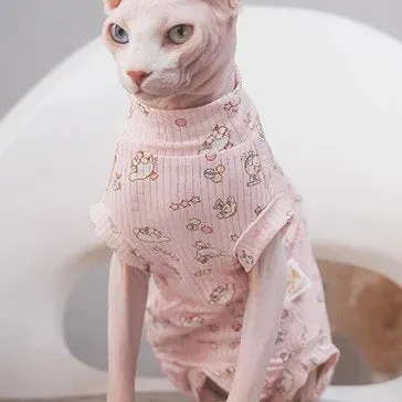 Cinnamoroll Sphynx Cat Onesies Pajamas