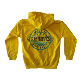 Cleethorpes Bright Yellow Kids Hoody - Stay Salty