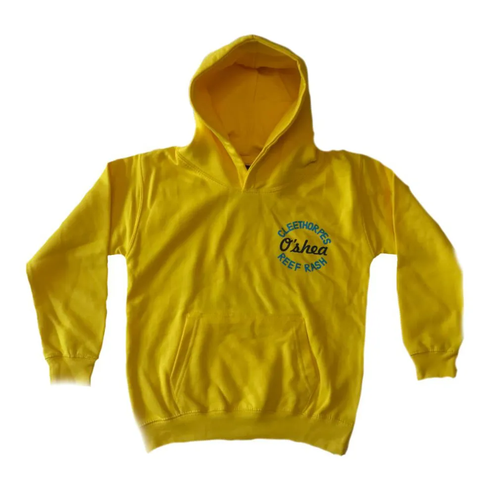 Cleethorpes Bright Yellow Kids Hoody - Stay Salty