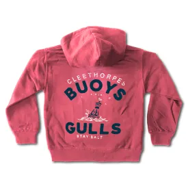 Cleethorpes New Pink Girls Hoodie -Buoys And Gulls -