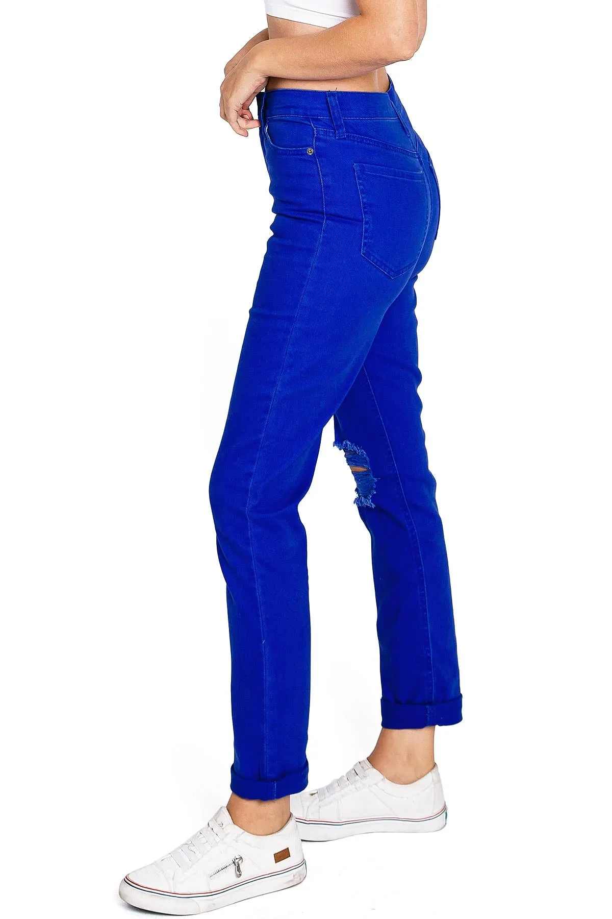 Color Wash Straight Leg Jeans