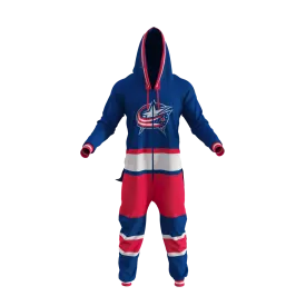 Columbus Blue Jackets NHL Hockey Sockey Men's Royal Blue Team Uniform Onesie