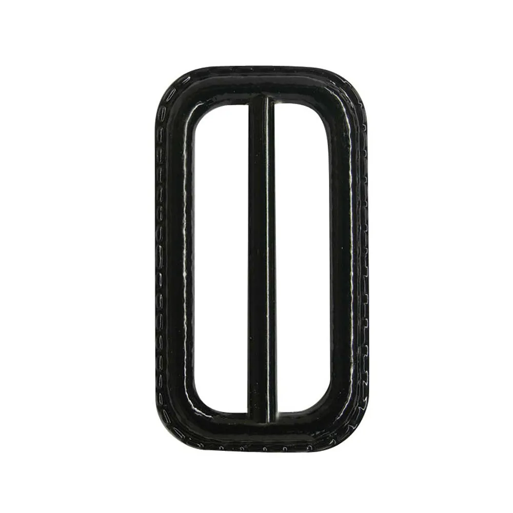 ELAN Trench Buckle - 25mm (1") - Black Patent -2 pcs