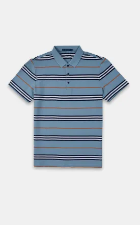 EXECUTIVE POLO RIBBED COLLAR SEA GREEN