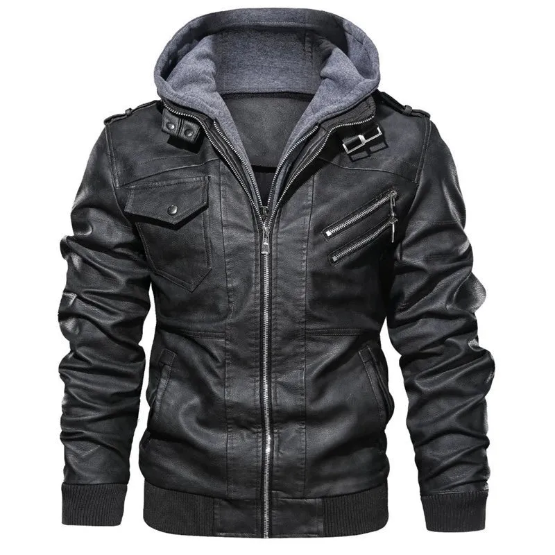 Fashion Leak-Picking Hooded Autumn Loose Casual Motorcycle Clothing