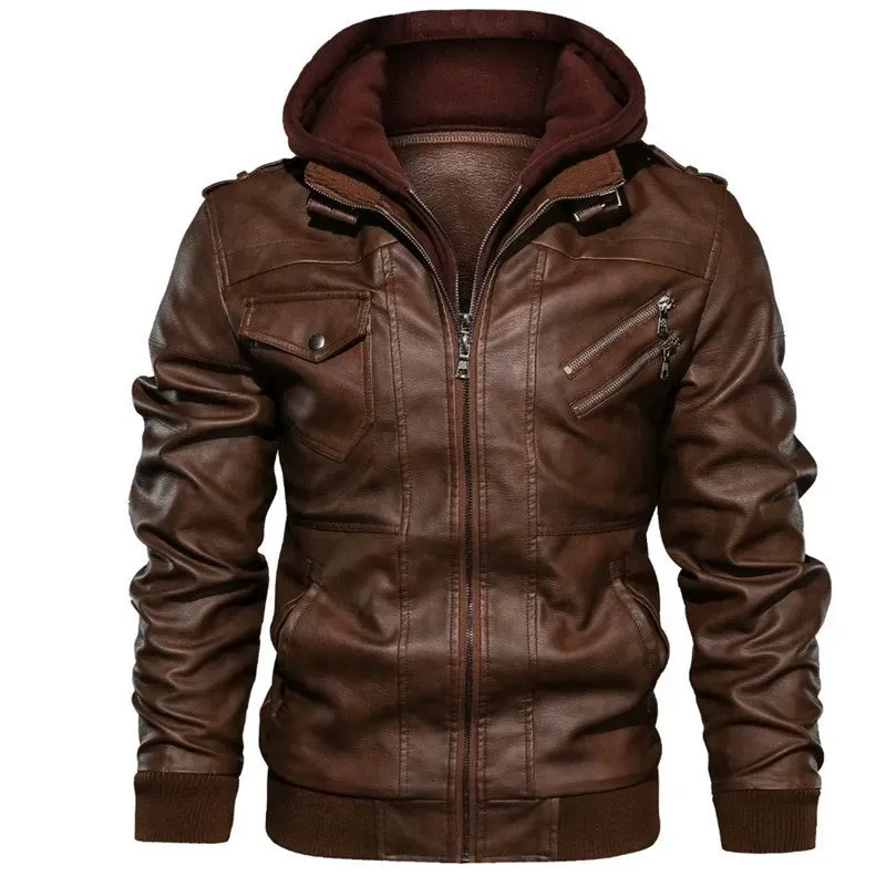 Fashion Leak-Picking Hooded Autumn Loose Casual Motorcycle Clothing