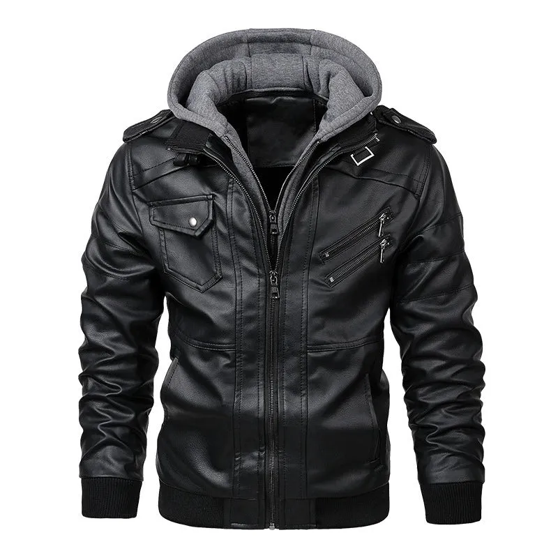 Fashion Leak-Picking Hooded Autumn Loose Casual Motorcycle Clothing