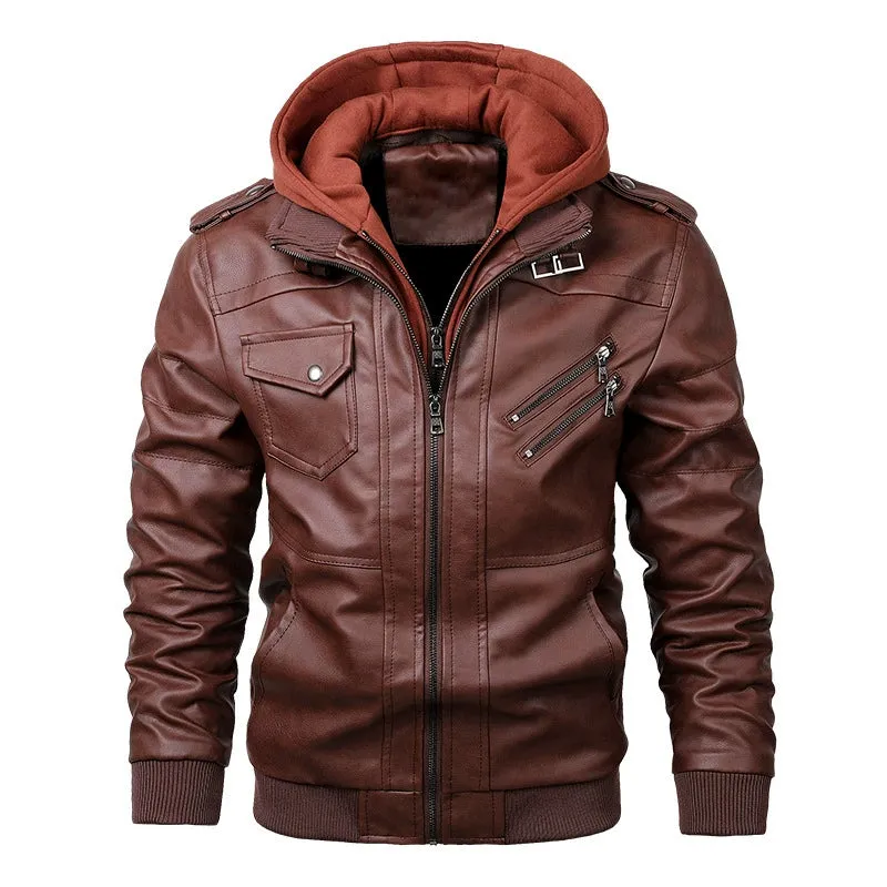 Fashion Leak-Picking Hooded Autumn Loose Casual Motorcycle Clothing