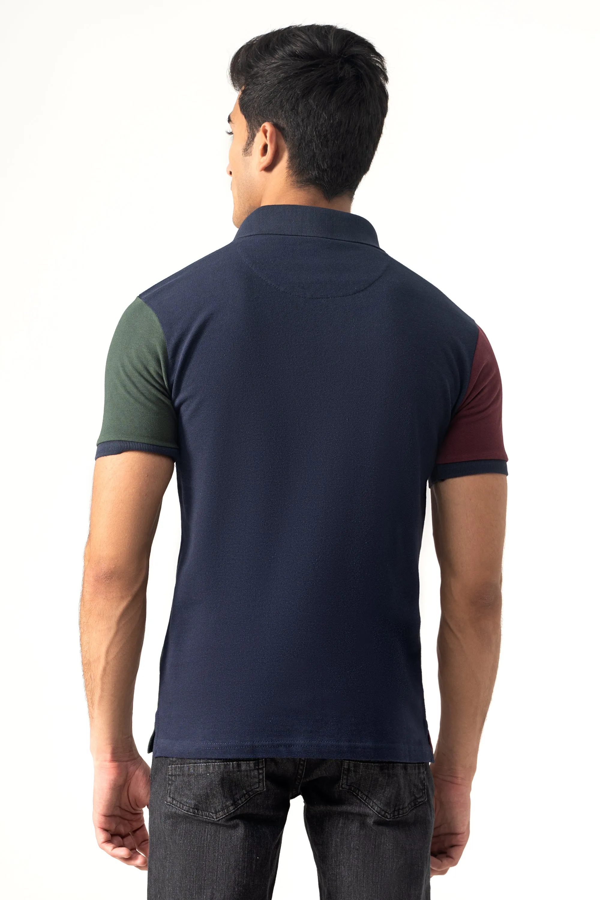 FASHION POLO NAVY MAROON GREEN