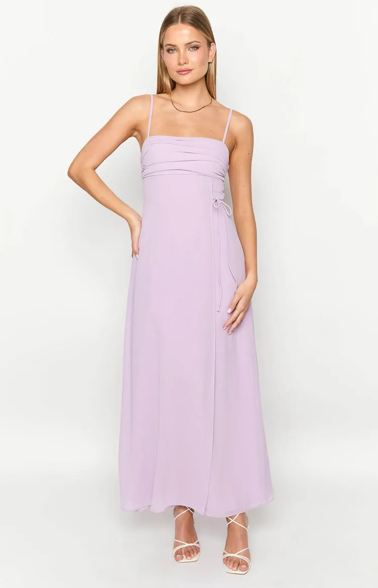 Flossie Lilac Maxi Sleeveless Dress