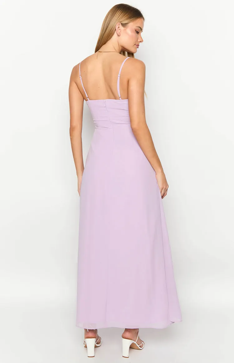 Flossie Lilac Maxi Sleeveless Dress