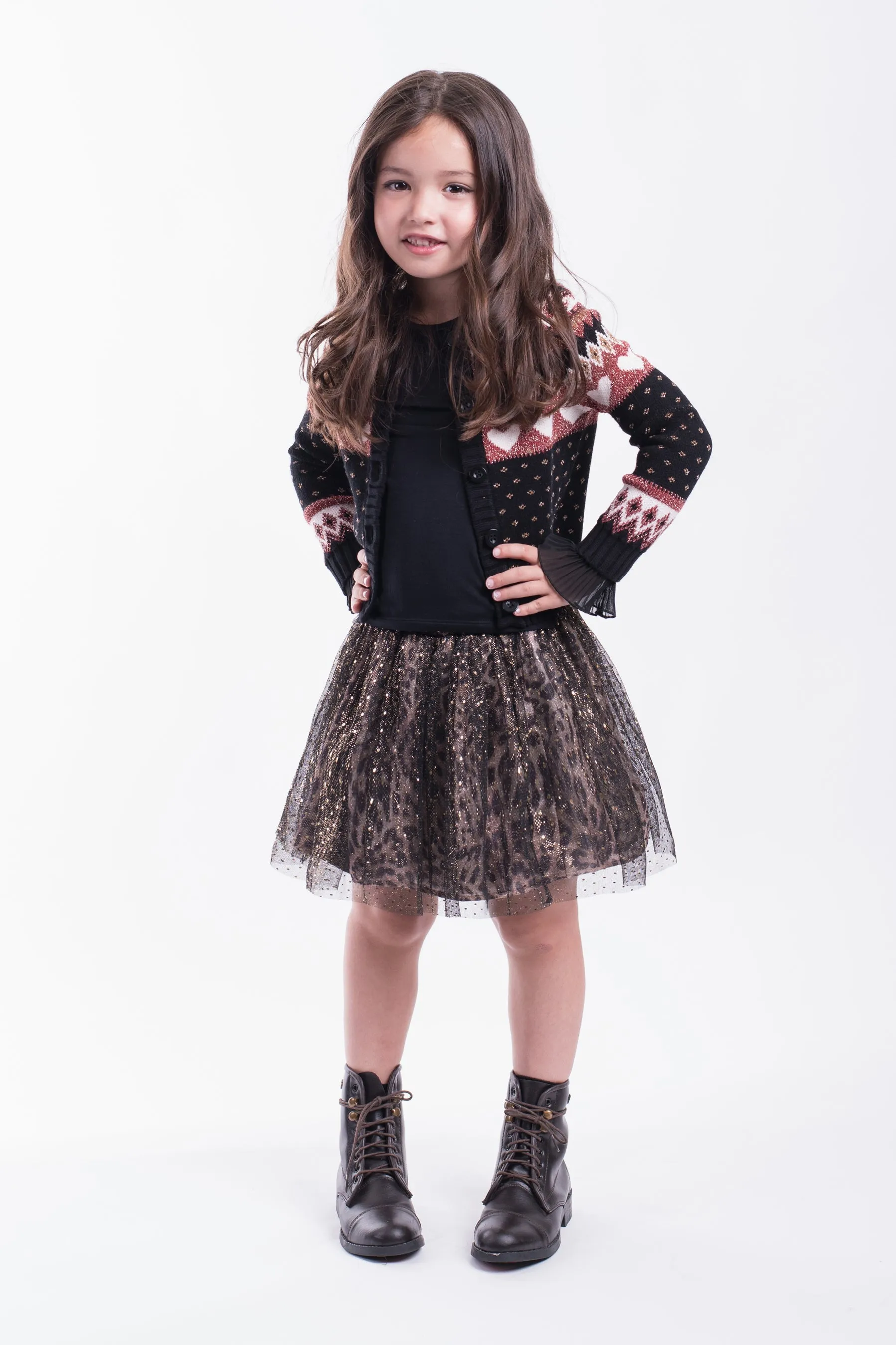 Girls Dress Imoga Mabel Leopard (Size 14 left)