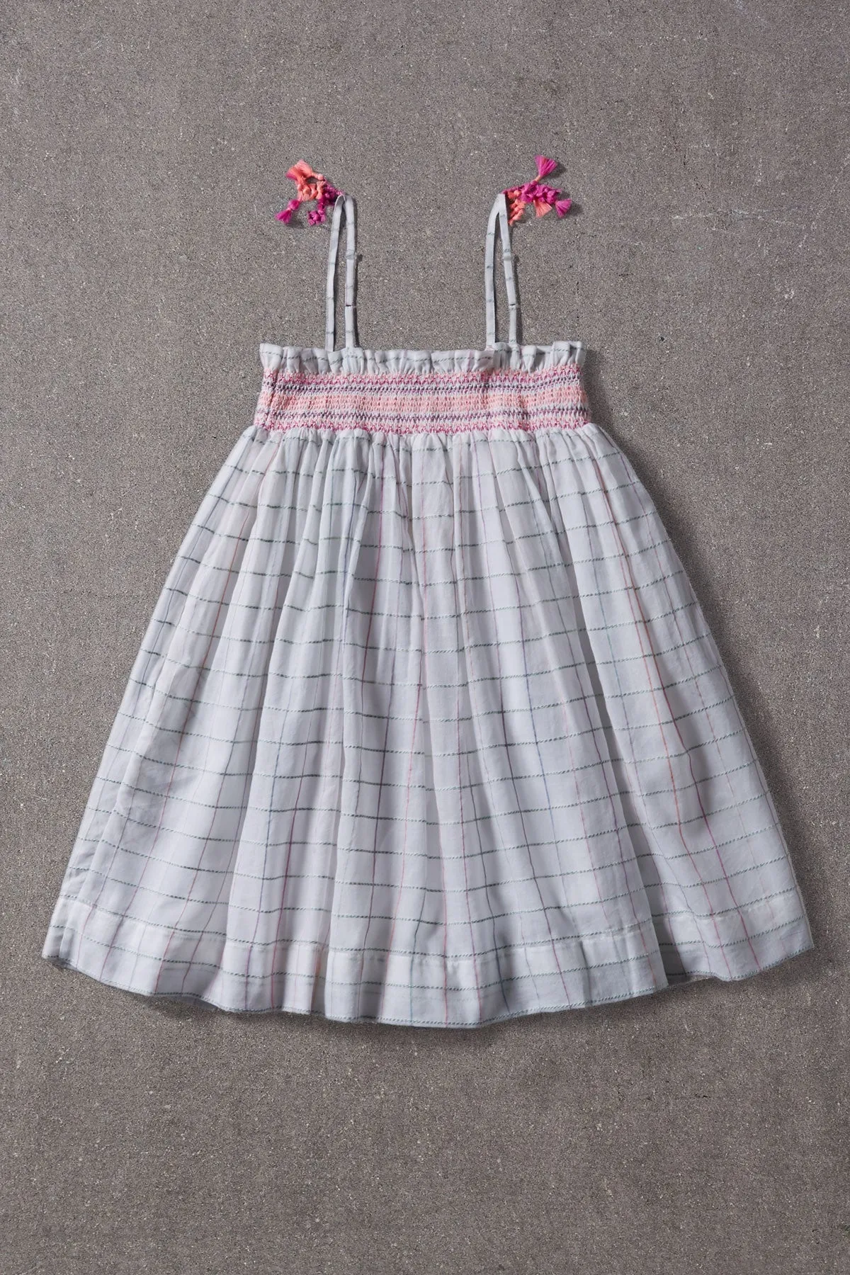 Girls Dress Nellystella Camila - Space Dye Check (Size 3 left)