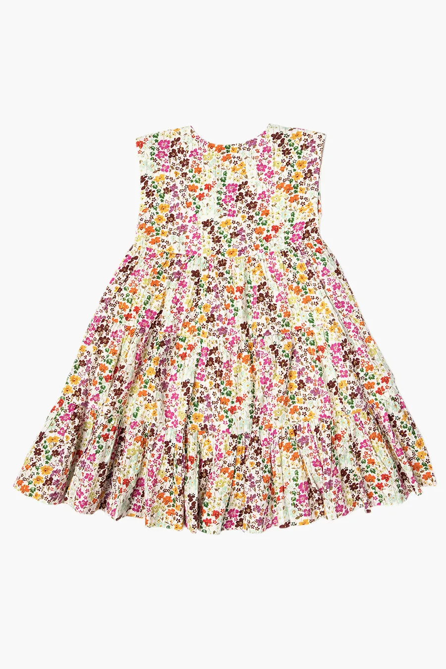 Girls Dress Pink Chicken Rue Floral