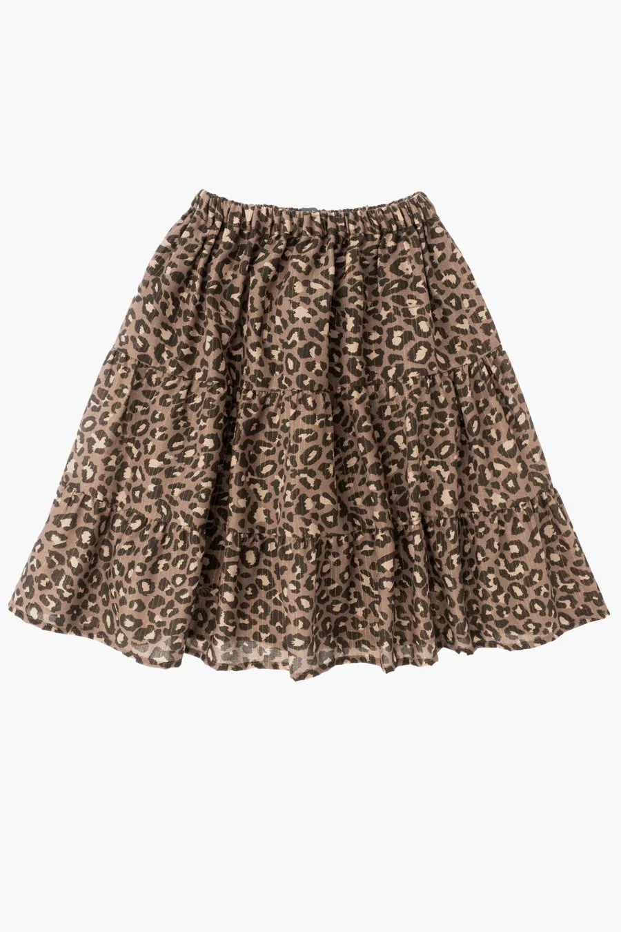 Girls Skirt Tocoto Vintage Midi Animal