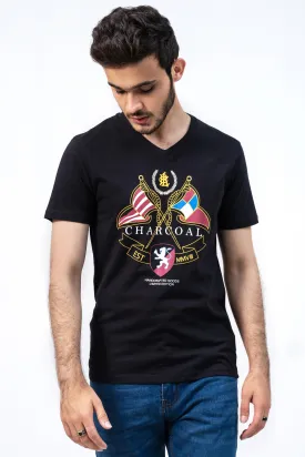 GRAPHIC T SHIRT BLACK