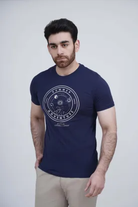 GRAPHIC T SHIRT NAVY