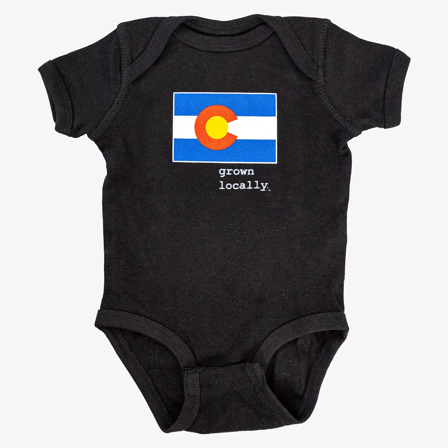 Grown Locally Colorado Flag Onesie