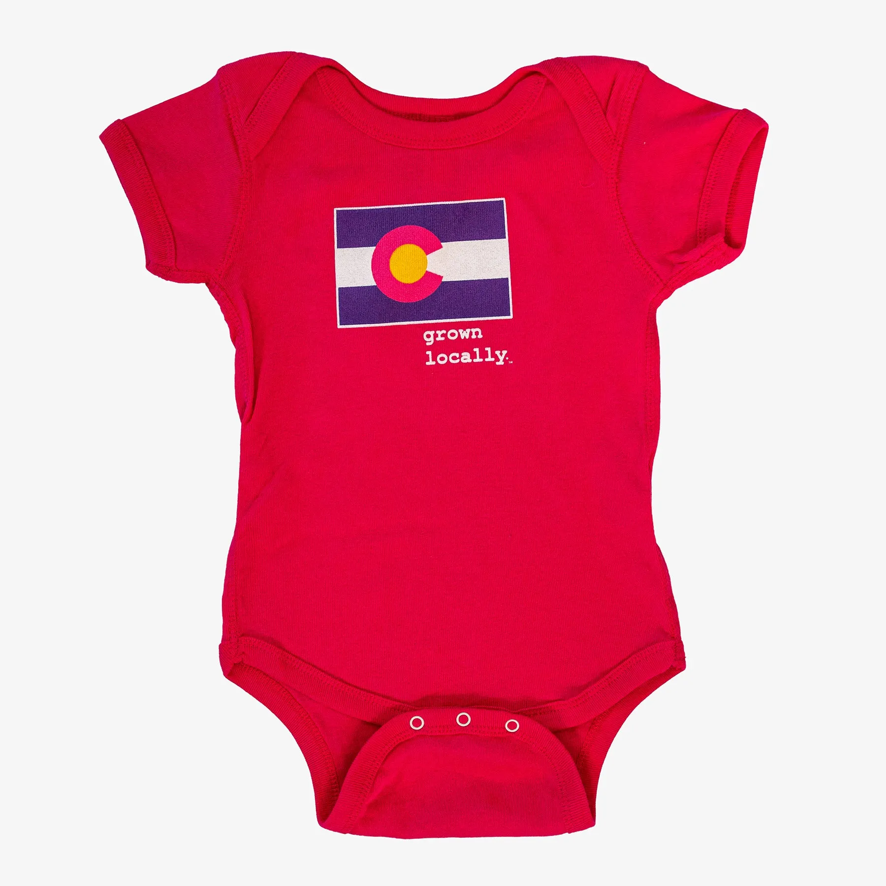 Grown Locally Colorado Flag Onesie