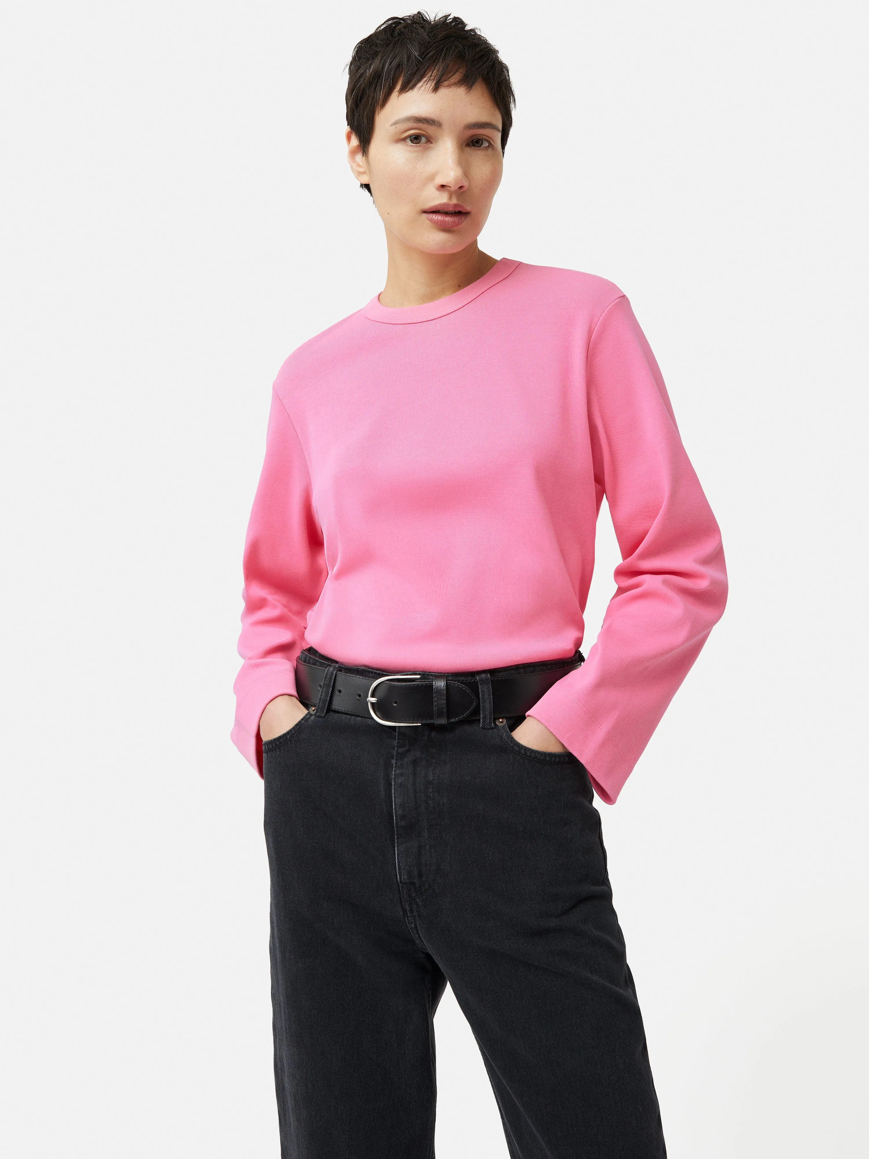 Heavy Cotton Sweatshirt | Pink