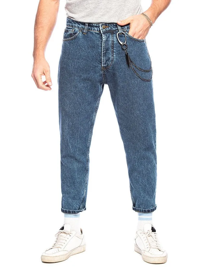 HECTOR STRAIGHT JEANS IN BLUE DENIM