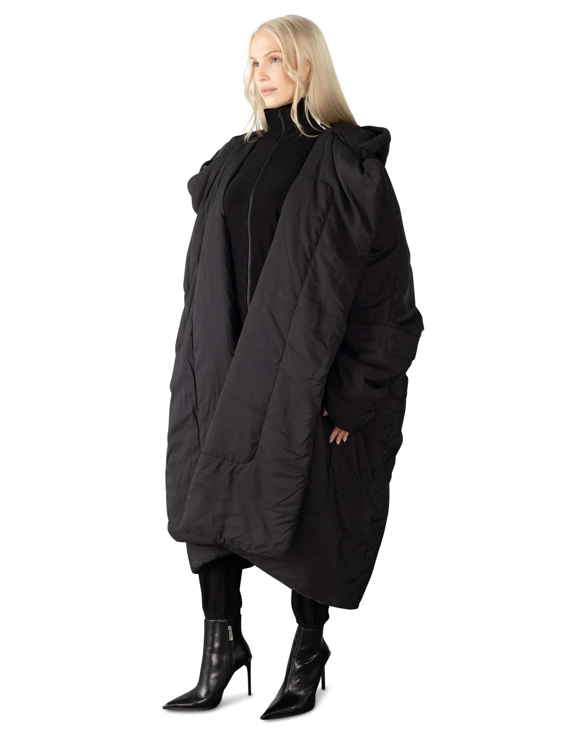 Hooded Blanket Sleeping Bag Coat