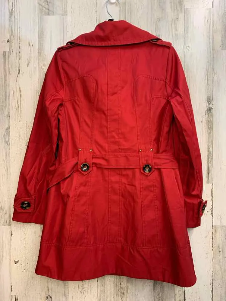 JONES NEW YORK JACKETS / COATS Size S Red TRENCH Coat