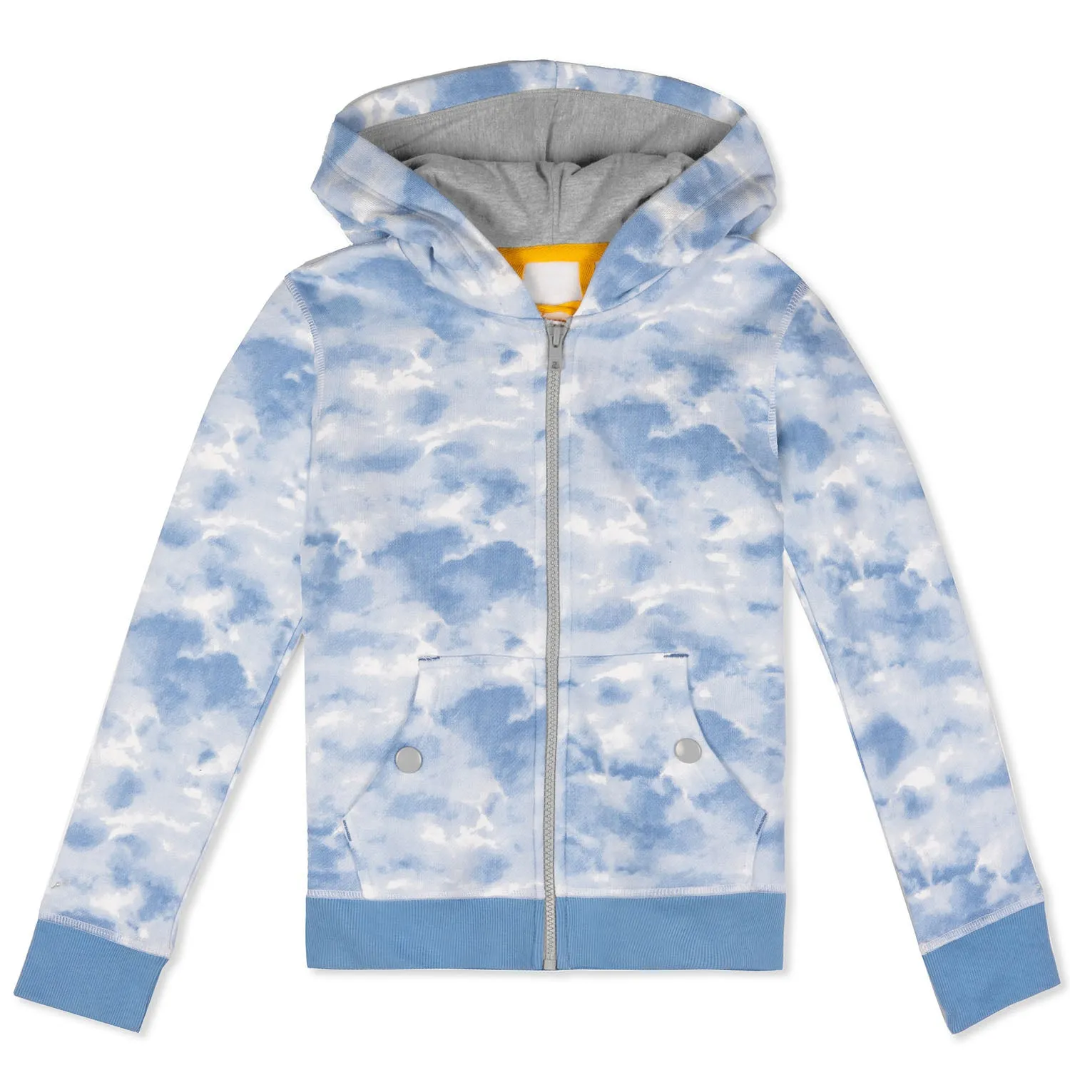 Kids Hoodies: Organic Cotton Cloud Print