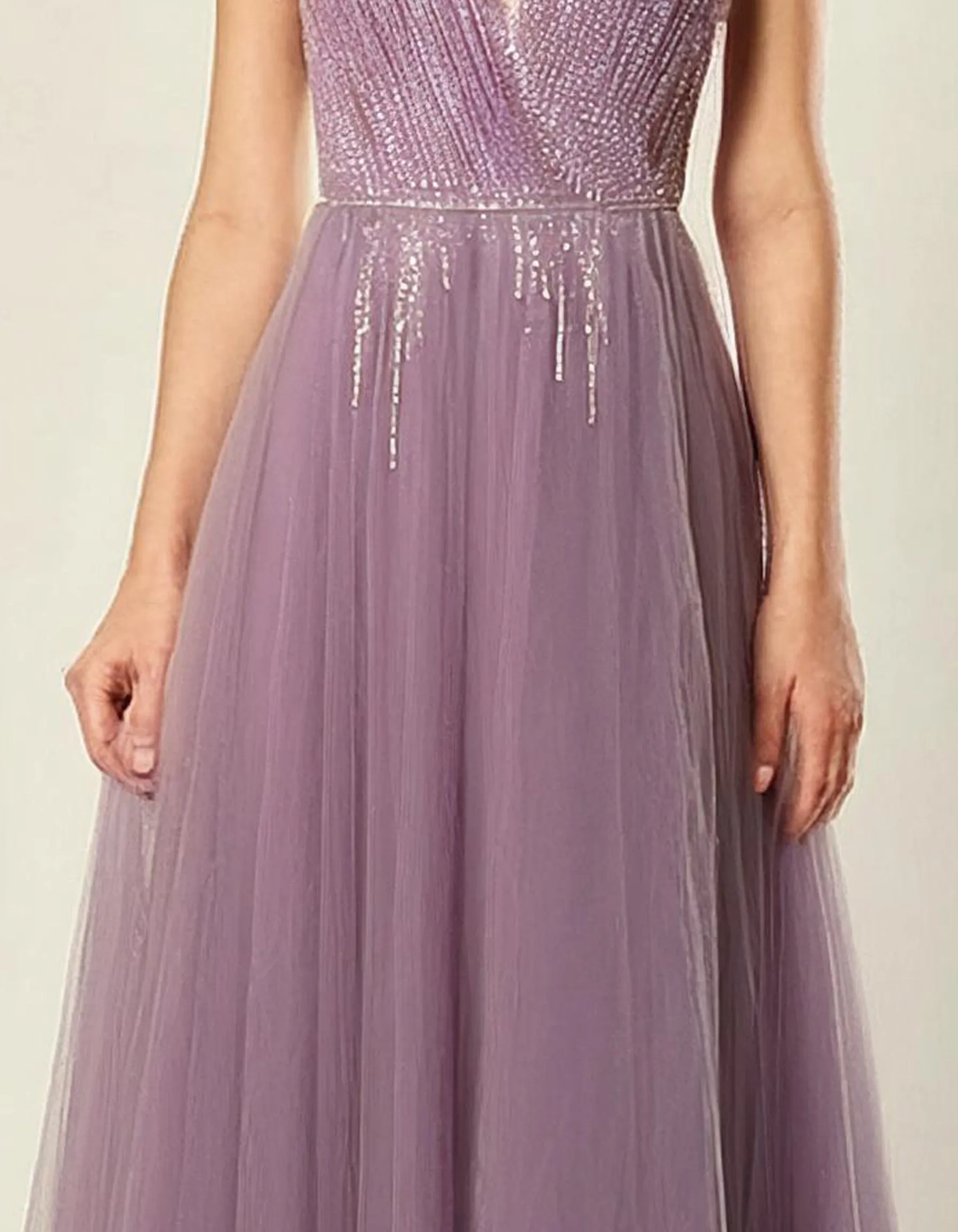 Lavender Mist Evening Gown