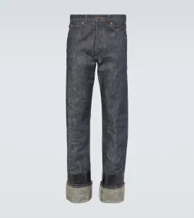 Maison Margiela Mid Rise Straight Jeans, Blue