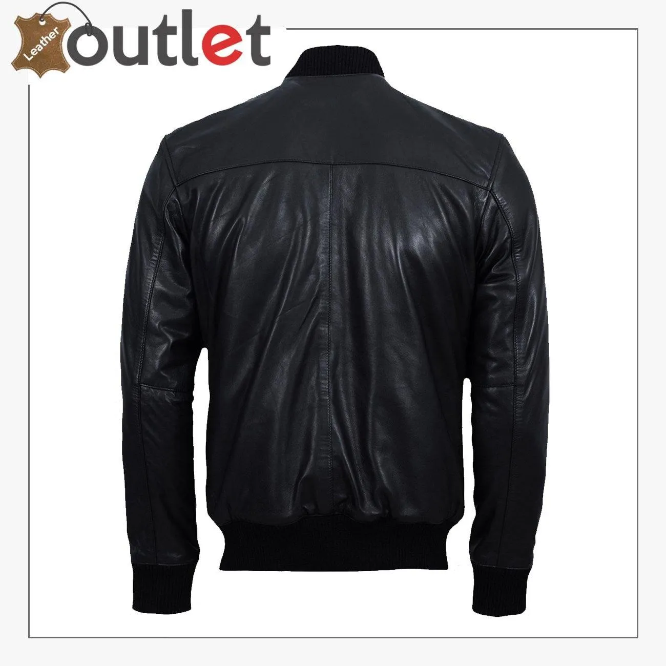 Men Biker Bomber Jacket