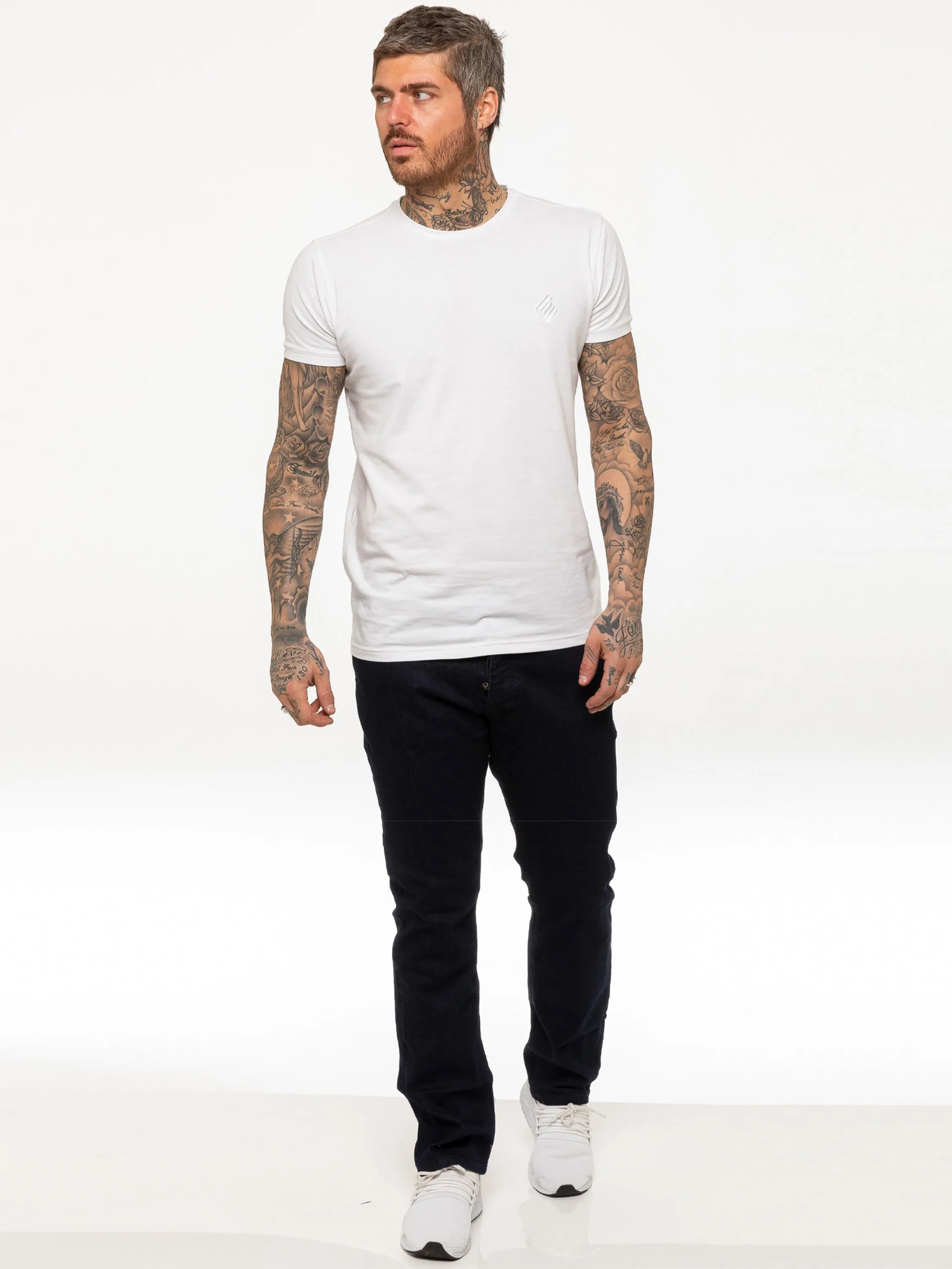 Mens Regular Fit Stretch Denim Jeans | Enzo Designer Menswear