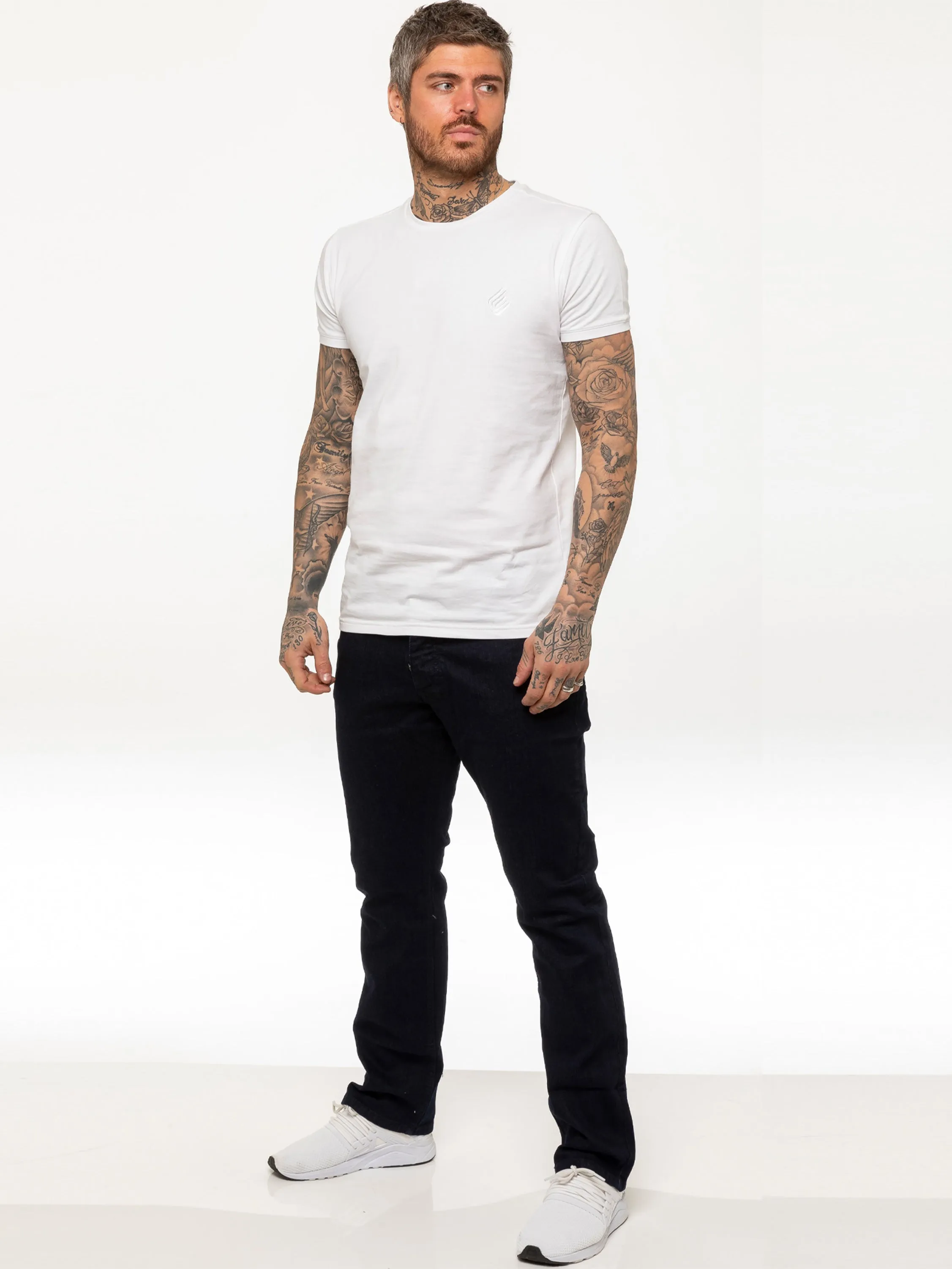 Mens Regular Fit Stretch Denim Jeans | Enzo Designer Menswear