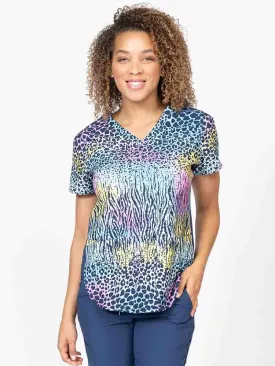 Meraki Sport Women's Print Scrub Top | Trendy Spots