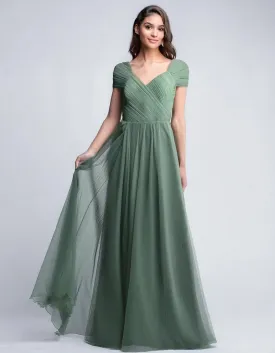 Mint Garden Evening Gown