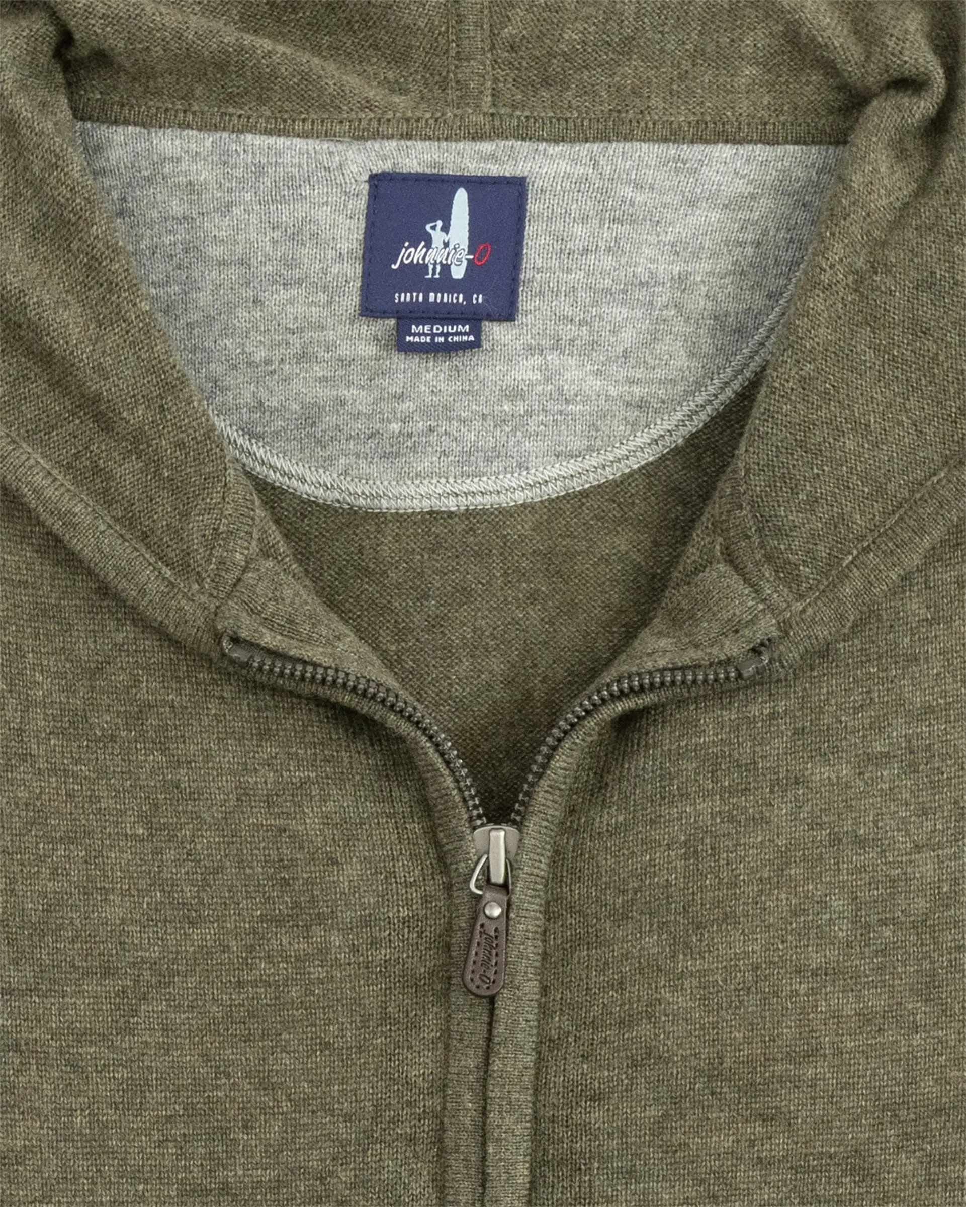 Mitch Wool Cashmere Blend 1/4 Zip Hoodie