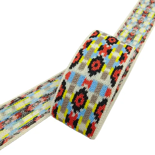 Multi-Color Stylish Woven Pattern Elastic