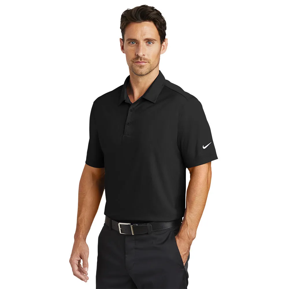 Nike Dri-FIT Vertical Mesh Polo - Black