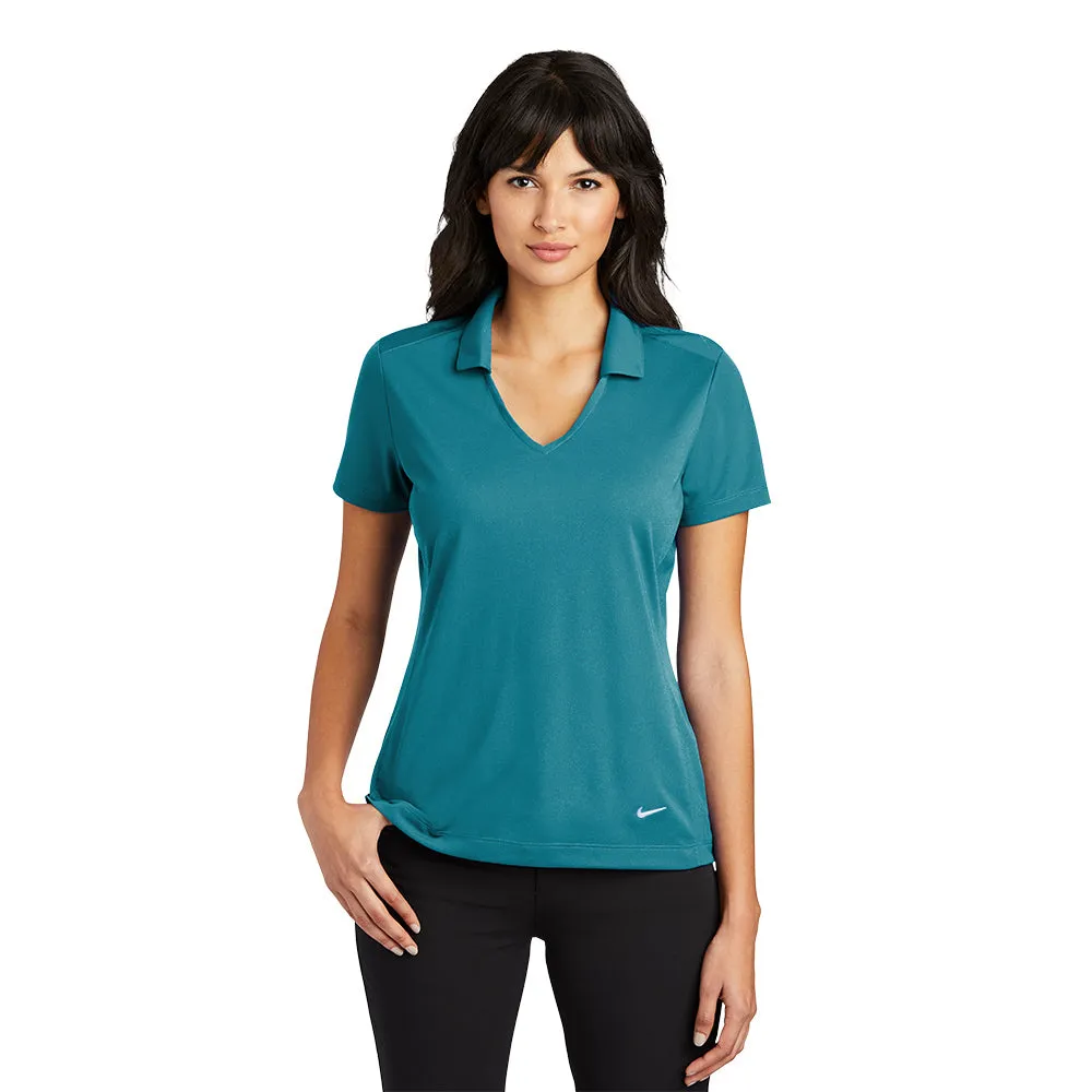 Nike Women Dri-FIT Vertical Mesh Polo - Blustery